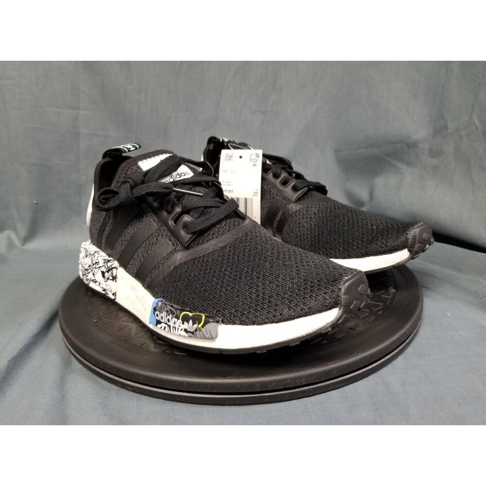 Adidas NMD_R1 J Sneakers Black White Size 6.5 NEW IN BOX! - Picture 10 of 11